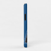 Dog Stijlvolle moderne Quote Blue Pet foto Case-Mate iPhone Case (Achterkant/rechts)