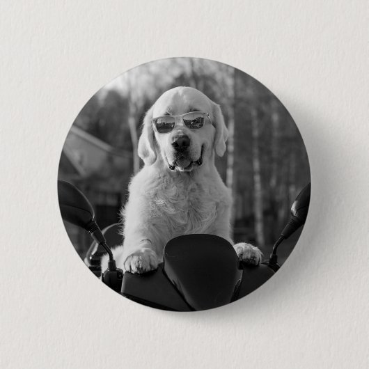 DOG STYLE RONDE BUTTON 5,7 CM (Voorkant)