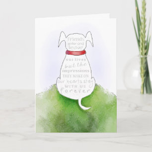 Dog Sympathiakaart - indrukken op ons hart Kaart