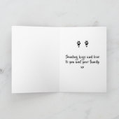 Dog sympathikaart van dalDesignNZ Kaart (Binnen)