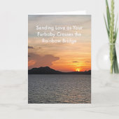 Dog Sympathikaart - Wolk in de hemel Kaart (Voorkant)