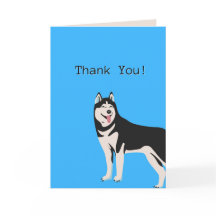 Dog Thank You Card, Schattigee waardering Kaart