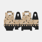 Dog Theme Paw Print Bedankdoosjes (Uitgevouwen)