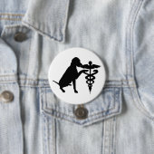 DOG THERAPY HOSPITAL RONDE BUTTON 7,6 CM (In situ)