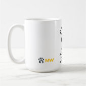 Dog Therapy Mug – Minimalist Pet Line Art Coffrt P (Gauche)