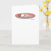 DOG TIRED KAART (Gele Bloem)