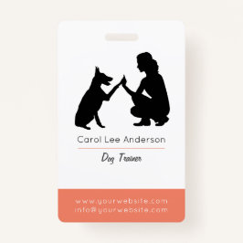 Dog trainer badge