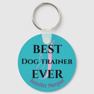 Dog trainer Bedankt Sleutelhanger cadeau