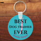 Dog trainer Bedankt Sleutelhanger cadeau (Voorkant)
