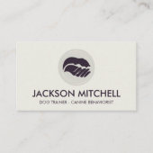 Dog Trainer - Canine Behaviorist Visitekaartje (Voorkant)