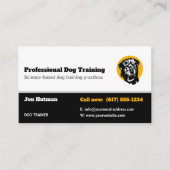 Dog Trainer | Dog Training School Visitekaartje (Voorkant)