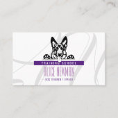 Dog Trainer | Dog Training School Visitekaartje (Voorkant)