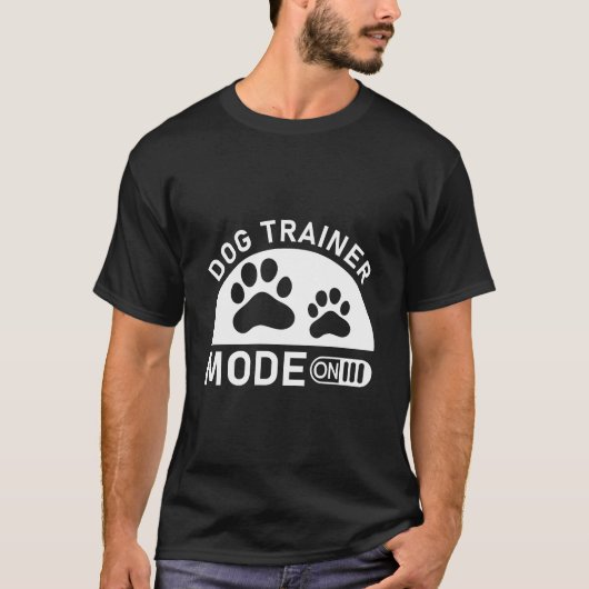 Dog Trainer Dogs-modus bij honden T-shirt (Voorkant)