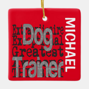 Dog Trainer Extraordinaire CUSTOM Keramisch Ornament