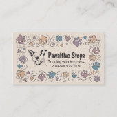 Dog Trainer - hand getekende illustratie Visitekaartje (Voorkant)