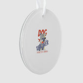 Dog trainer ik ga zitten ornament (voorkant)