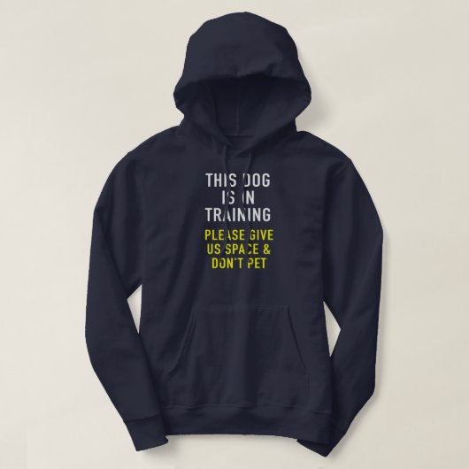 Dog Trainer Reactive Dog in training Design for Hoodie (Design voorkant)
