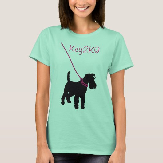 Dog Trainer Shirt Baby Ringer T-shirt met e-mail (Voorkant)