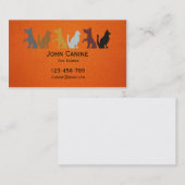 Dog Trainer stijlvol, modern professioneel Visitekaartje (Voorkant / Achterkant)