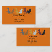 Dog Trainer stijlvol, modern professioneel Visitekaartje (Voorkant / Achterkant)