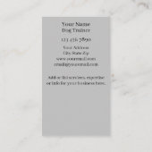 Dog Trainer Visitekaartje (Achterkant)