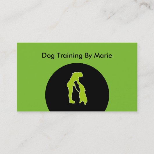 Dog Trainer Visitekaartje (Voorkant)