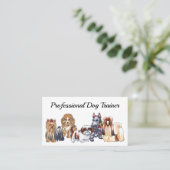 Dog Trainer Visitekaartje (Staand voorkant)
