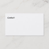 Dog Trainer Visitekaartjes (Achterkant)