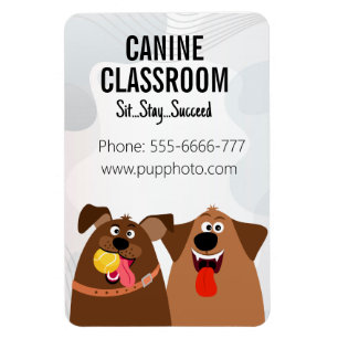 Dog Training Business Custom Magneet