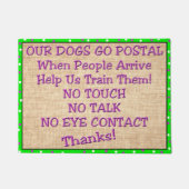 Dog Training Deuren Mat (Voorkant)