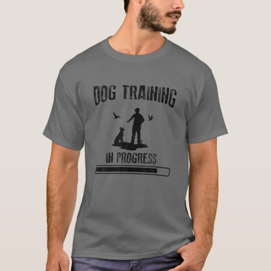 Dog Training In Progress Dog Trainer T-shirt (Voorkant)