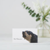 Dog training specialist visitekaartje (Staand voorkant)