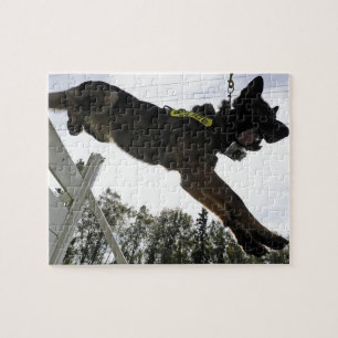 Dog-training van de politie van Shepherd Legpuzzel