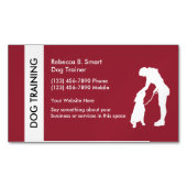 Dog Training Visitekaartje Magnet Magnetisch Visitekaartje (Voorkant)