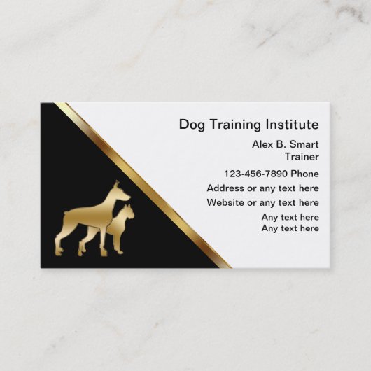 Dog Training Visitekaartjes (Voorkant)