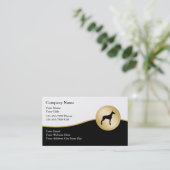 Dog Training Visitekaartjes (Staand voorkant)