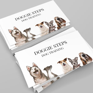 Dog Training Waterverf Pet Services Walker Visitekaartje