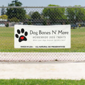 Dog Treat Bakery Business | Aangepaste cabine Spandoek (Insitu)