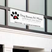 Dog Treat Bakery Business | Aangepaste cabine Spandoek (Buitenkant Gebouw)