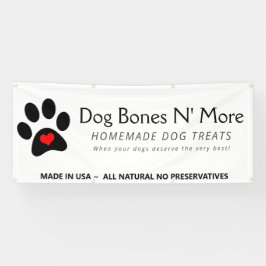 Dog Treat Bakery Business | Aangepaste cabine Spandoek