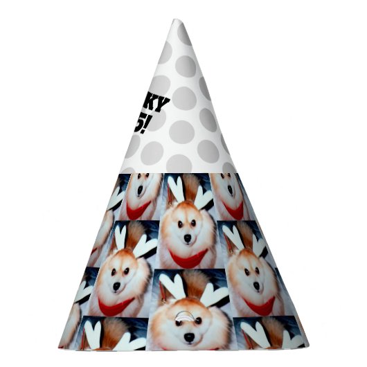 Dog Verjaardagsfeestje Custom Photo Party Pet Feesthoedjes (Rechts)