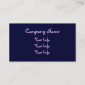 Dog Visitekaartje (Achterkant)