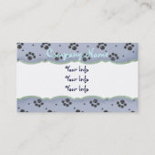 Dog Visitekaartje (Achterkant)