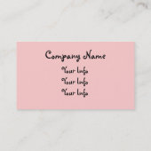 Dog Visitekaartje (Achterkant)