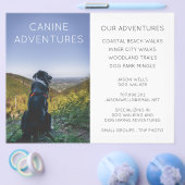 Dog Walker Adventure Walks Hikes Flyer (Enkel)