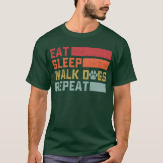 Dog Walker Dog Walking Gift Hondenliefhebber cadea T-shirt