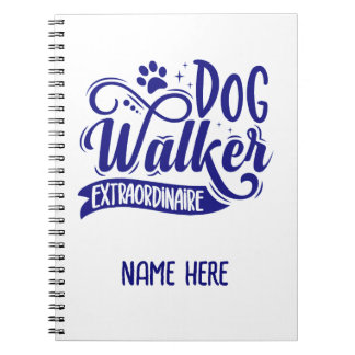 Dog Walker Extraordinaire Persoonlijk Notitieboek