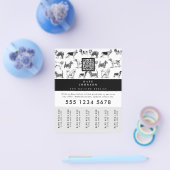 Dog Walker Grooming Dog Trainer Traar-off Labels Flyer (Enkel)