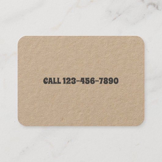 Dog Walker Grooming Sitting Visitekaartje (Achterkant)