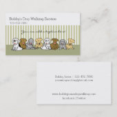 Dog Walker Pet Business Visitekaartje (Voorkant / Achterkant)